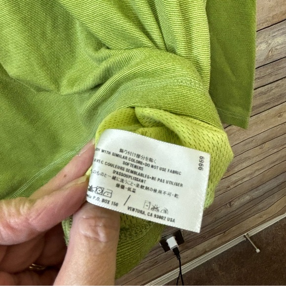 Patagonia Capilene 1/4 Zip Pullover Green Size XL F4 - Picture 6 of 7